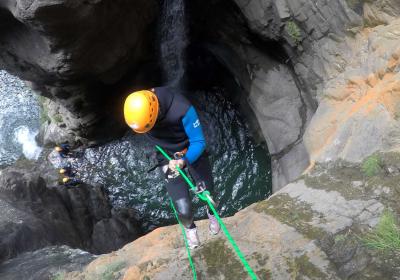 Canyoning in the Nuria Valley - Average level