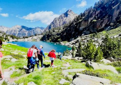 Hiking in Aiguestortes National Park and Estany de Sant Maurici (lake)
