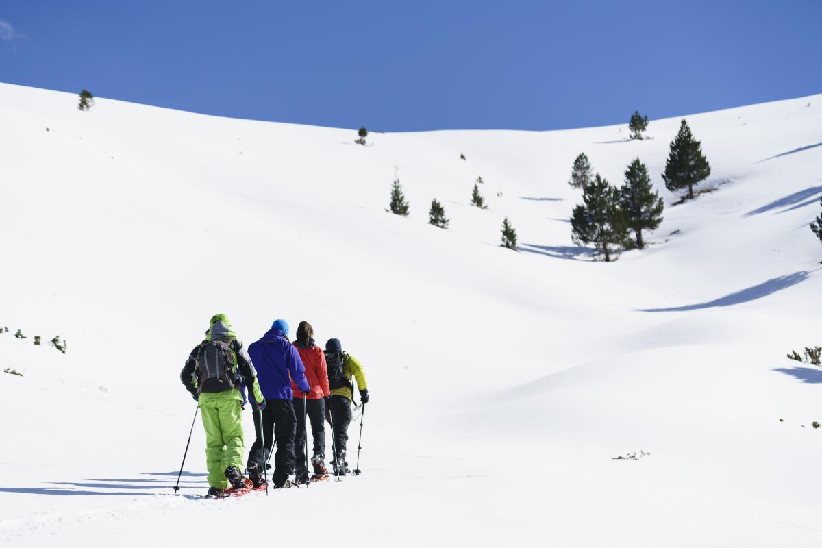 Raquetes de neu als Pirineus