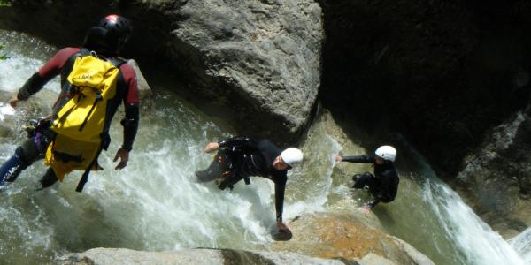 Descens de barranc lnfern a Sort - Rafting Rubber River - Botiga Catalunya Experience