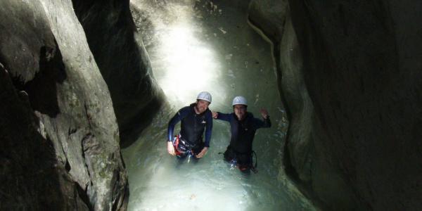 Descente de ravins dans les Pyrénées (Barranco del Infierno) - Niveau intermédiaire